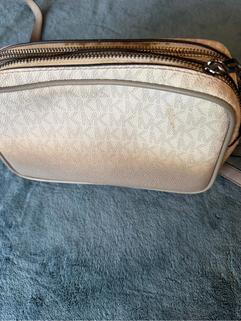 Michael Kors Metallic Gold Crossbody Bag